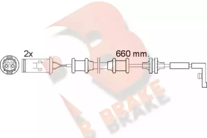 Контакт (R BRAKE: 610447RB)